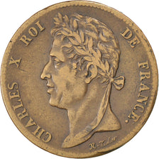 Coin, FRENCH COLONIES, Charles X, 5 Centimes, 1828, Paris, EF(40-45), Bronze