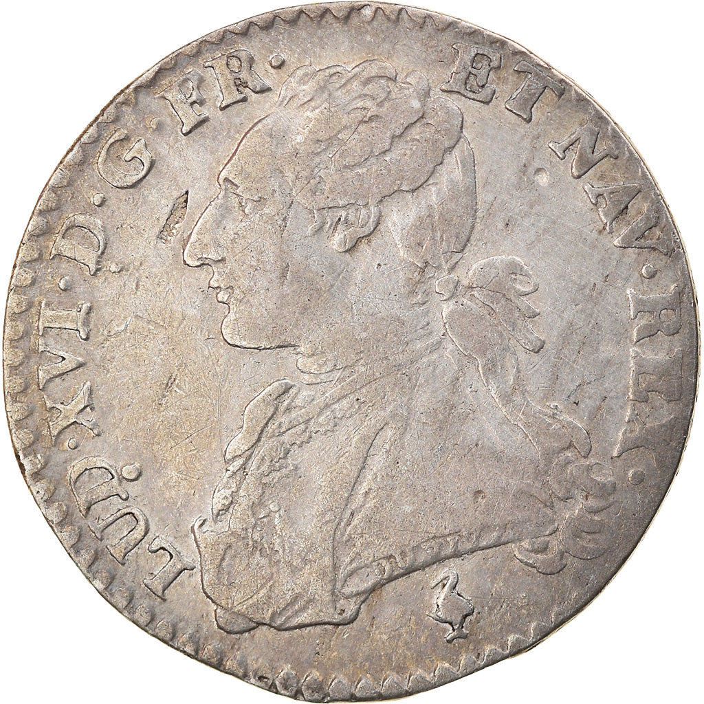 Coin, France, Louis XVI, 1/10 Écu, 12 Sols, 1/10 ECU, 1778, Paris, VF(30-35)