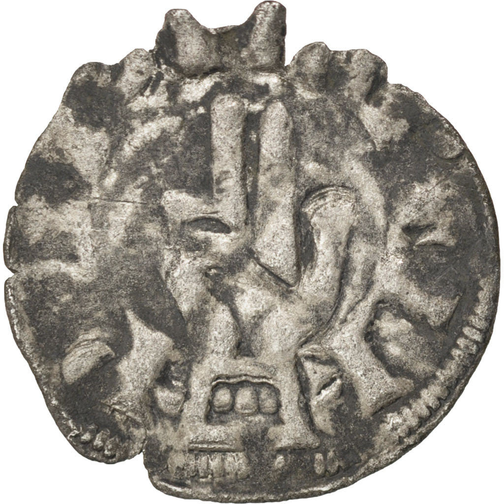 Coin, France, Denarius, Besançon, VF(20-25), Silver, Boudeau:1278