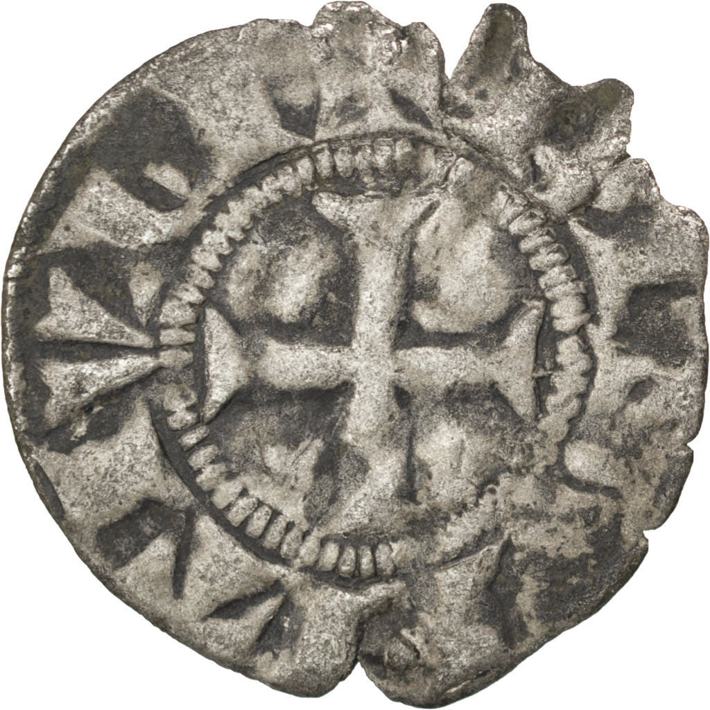Coin, France, Denarius, Besançon, VF(20-25), Silver, Boudeau:1278