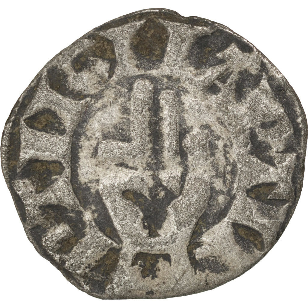 FRANCE, Denarius, Besançon, VF(20-25), Silver, Boudeau #1278, 0.78