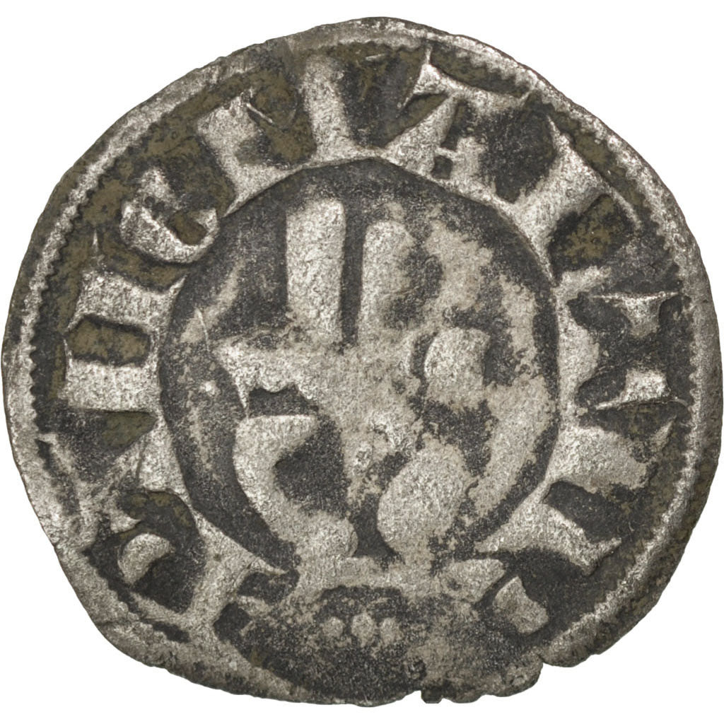 FRANCE, Denarius, Besançon, VF(20-25), Silver, Boudeau #1278, 0.72