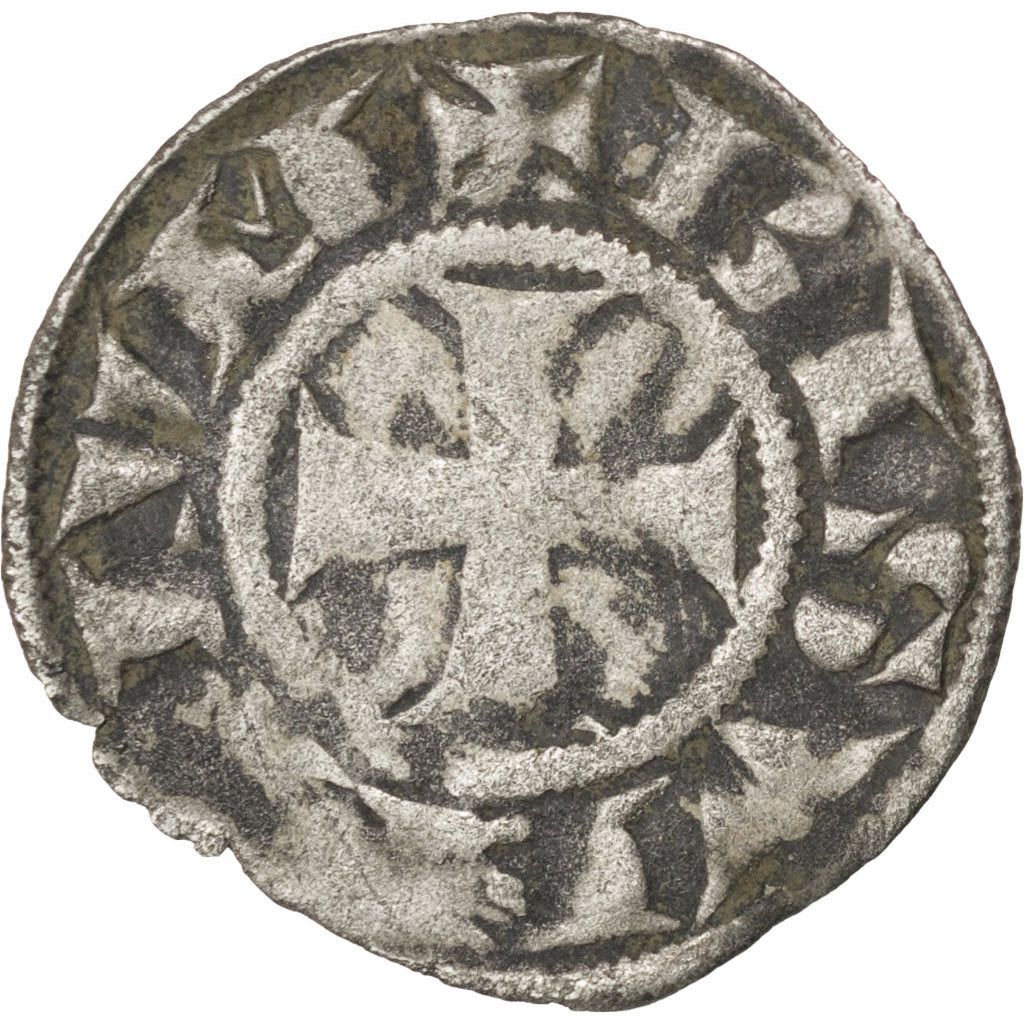 FRANCE, Denarius, Besançon, VF(20-25), Silver, Boudeau #1278, 0.72