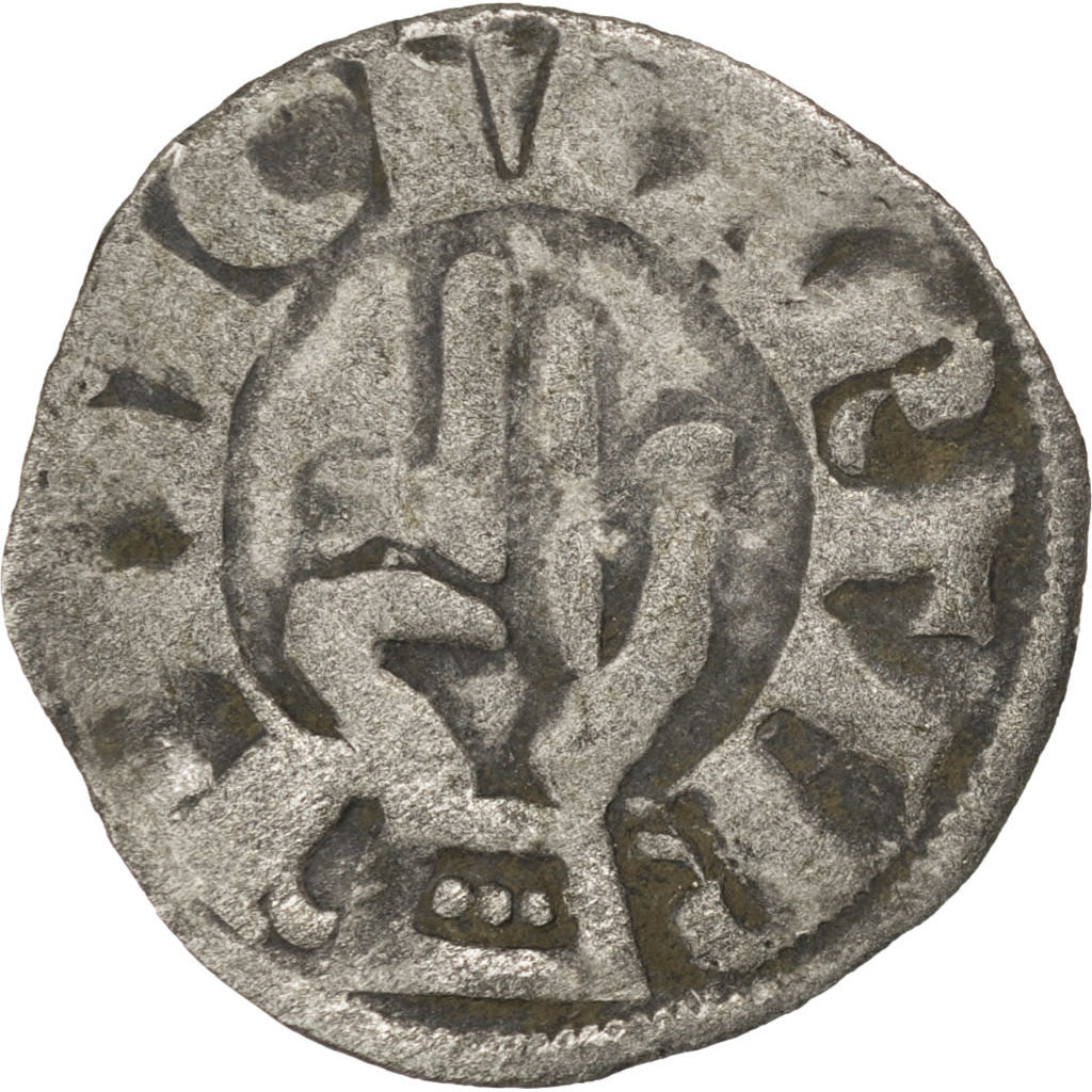 FRANCE, Denarius, Besançon, VF(30-35), Silver, Boudeau #1278, 0.80