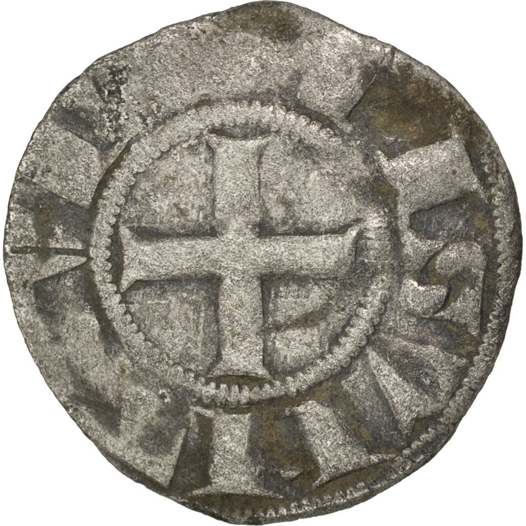 FRANCE, Denarius, Besançon, VF(30-35), Silver, Boudeau #1278, 0.80