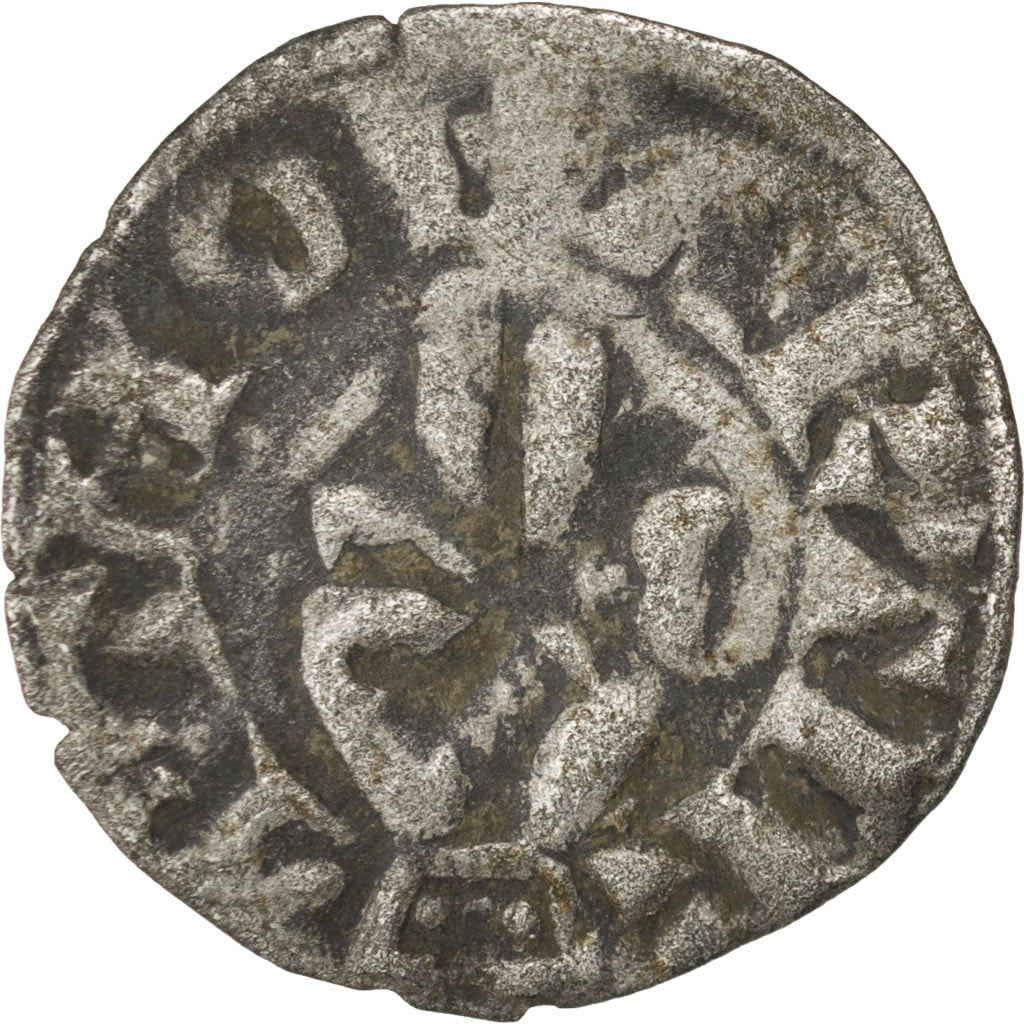 Coin, France, Denarius, Besançon, VF(30-35), Silver, Boudeau:1278