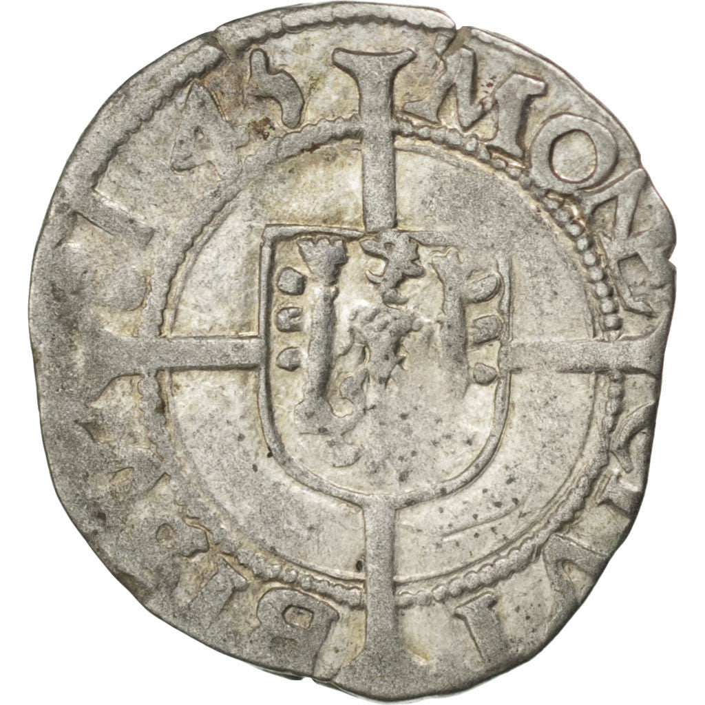 Coin, France, Demi Carolus, 1545, Besançon, VF(30-35), Silver, Boudeau:1295