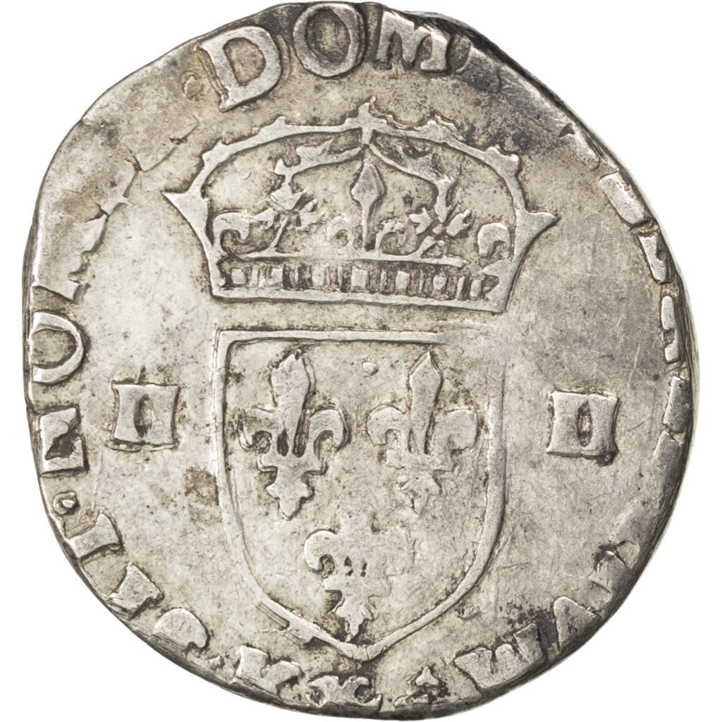 Henri IV, Quart d'écu, croix feuillue de face, 1606 K, Bordeaux, Sombart 4686
