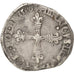 FRANCE, 1/8 Ecu, 1580, Nantes, VF(30-35), Silver, Sombart #4664, 4.86