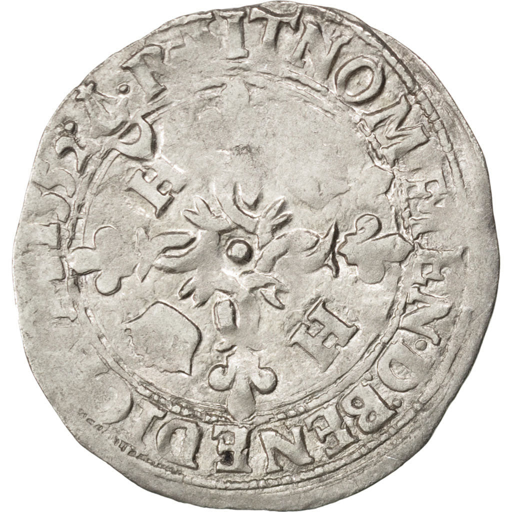 Coin, France, Douzain, 1552, Bordeaux, EF(40-45), Billon, Sombart:4380