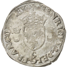 Moneta, Francia, Douzain, 1551, Saint Lô, MB+, Biglione, Sombart:4380