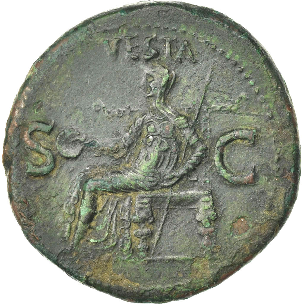 Caligula, As, Roma, AU(50-53), Bronze, RIC #38, 10.59