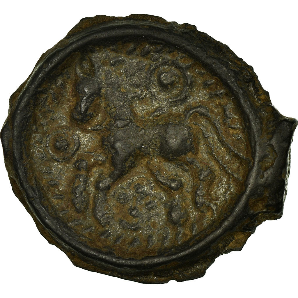 Coin, Suessiones, Potin, AU(55-58), Potin, Delestrée:214