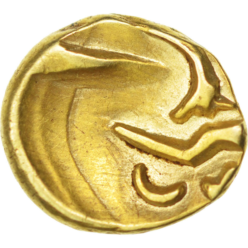 Morini, 1/4 Stater, AU(55-58), Gold, Delestré #249, 1.47