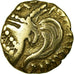 Coin, Aulerci Eburovices, 1/4 Stater, EF(40-45), Electrum, Delestrée:2396