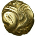 Coin, Aulerci Eburovices, 1/4 Stater, VF(30-35), Electrum, Delestrée:2396