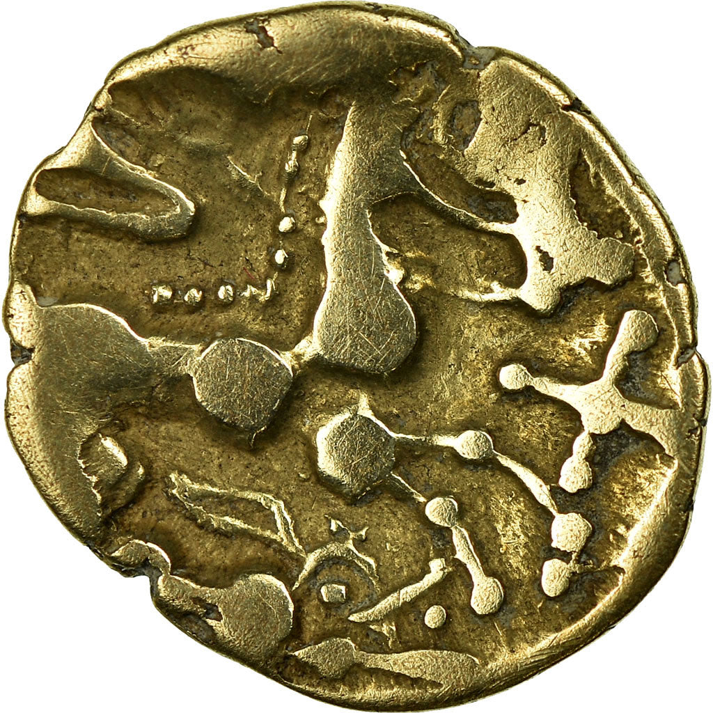 Moneda, Aulerci Eburovices, 1/4 Stater, BC+, Electro, Delestrée:2396
