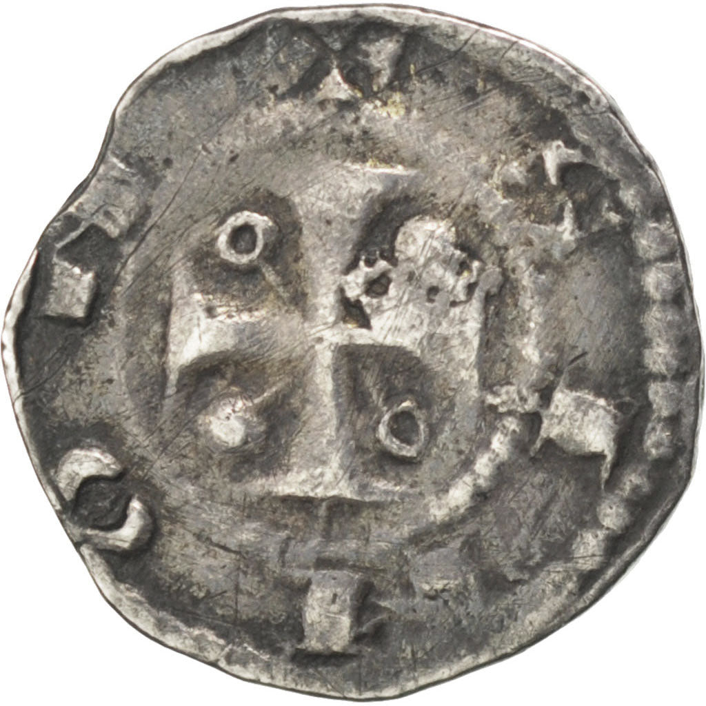 Coin, France, Artois, Simon, Denarius, Arras, EF(40-45), Silver