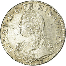 Coin, France, Louis XV, Écu aux branches d'olivier, Ecu, 1726, Rennes