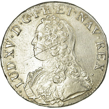 Moneda, Francia, Louis XV, Écu aux branches d'olivier, Ecu, 1726, Aix, MBC
