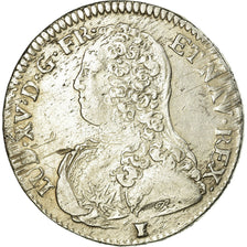 Münze, Frankreich, 1/2 Ecu, 1730, Rennes, SS, Silber, KM:484.25, Gadoury:313