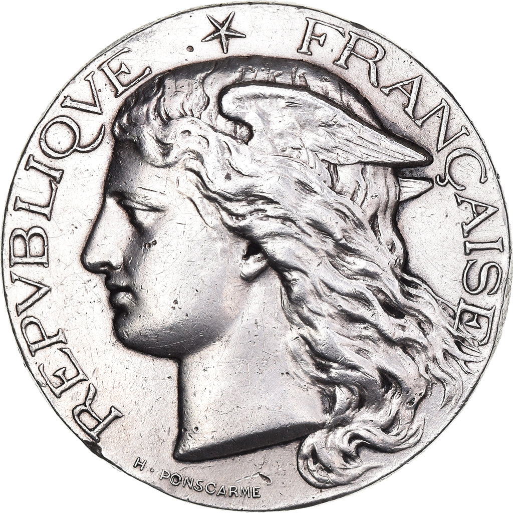 Francia, medalla, Concours Agricole de Toulouse, 1895, Ponscarme, Broche, MBC+