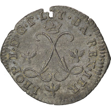 Coin, German States, LORRAINE, Leopold Joseph, 15 Deniers, Nancy, AU(50-53)