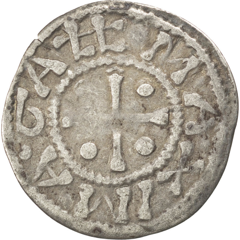 FRANCE, Denarius, EF(40-45), Silver, Boudeau #1044, 0.67