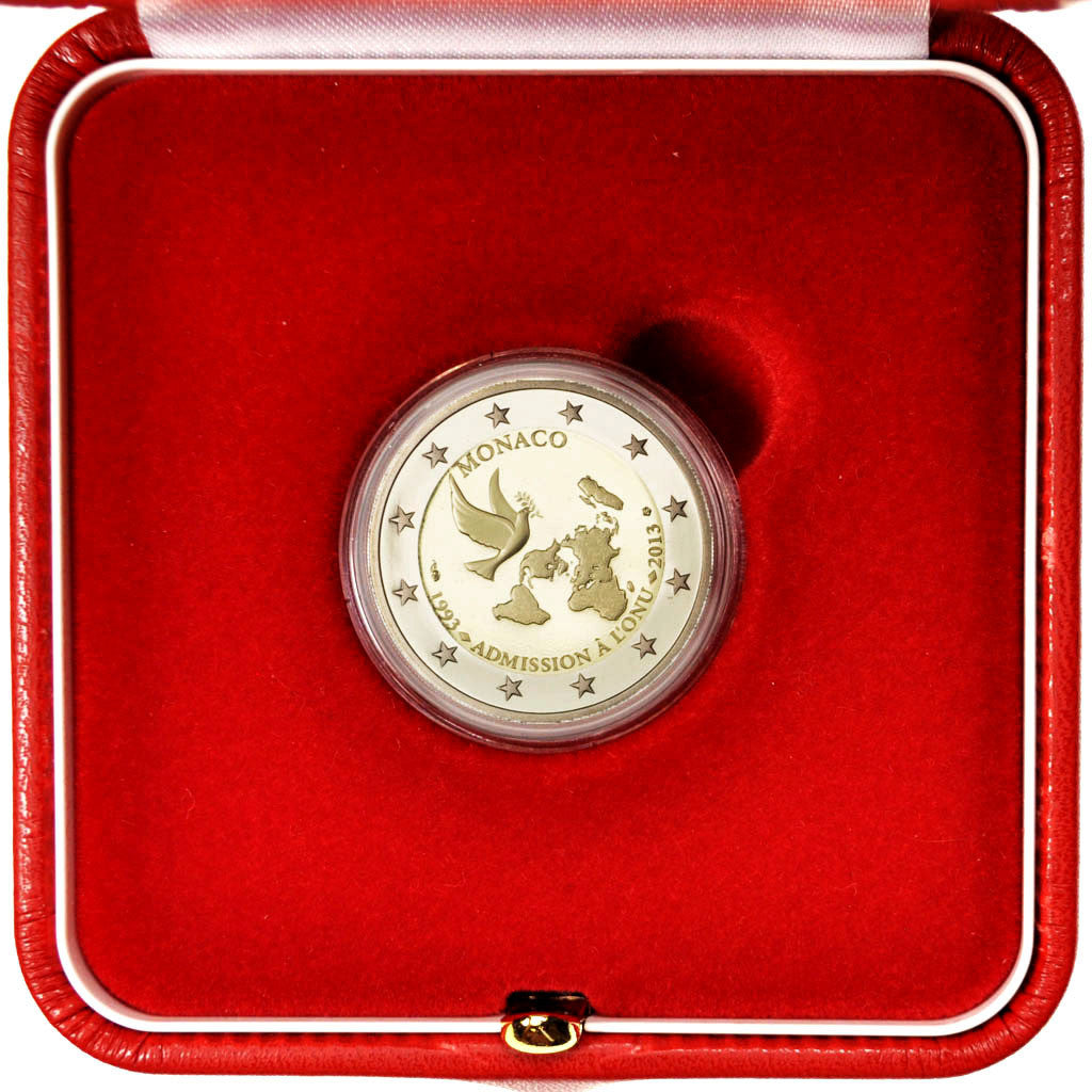 Münze, Monaco, 2 Euro, 2013, STGL, Cupro-nickel