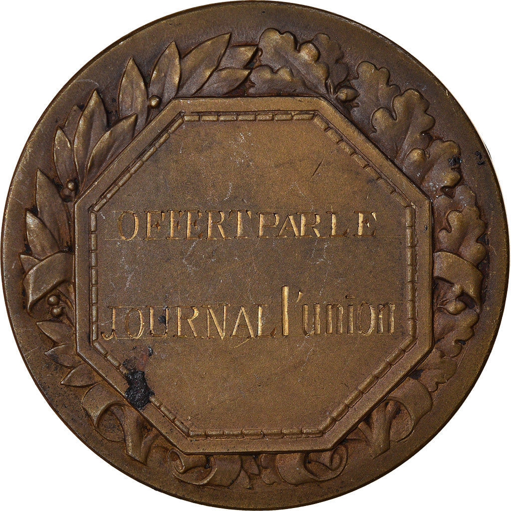 France, Medal, Concours de Musique, Offert par le Journal l'Union, Contaux