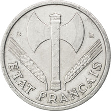 Moneda, Francia, Bazor, Franc, 1943, MBC+, Aluminio, KM:902.2, Gadoury:471