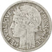 Moneta, Francia, Morlon, 2 Francs, 1945, Castelsarrasin, MB+, Alluminio