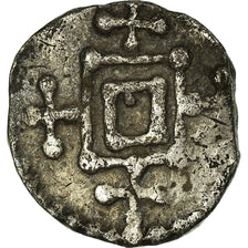 Coin, France, Reims, Anonymous, Denier à la bannière ou au vexillum, Very rare