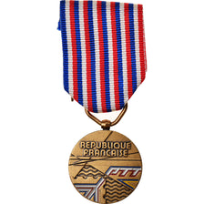 Francia, P.T.T, République Française, medaglia, Fuori circolazione