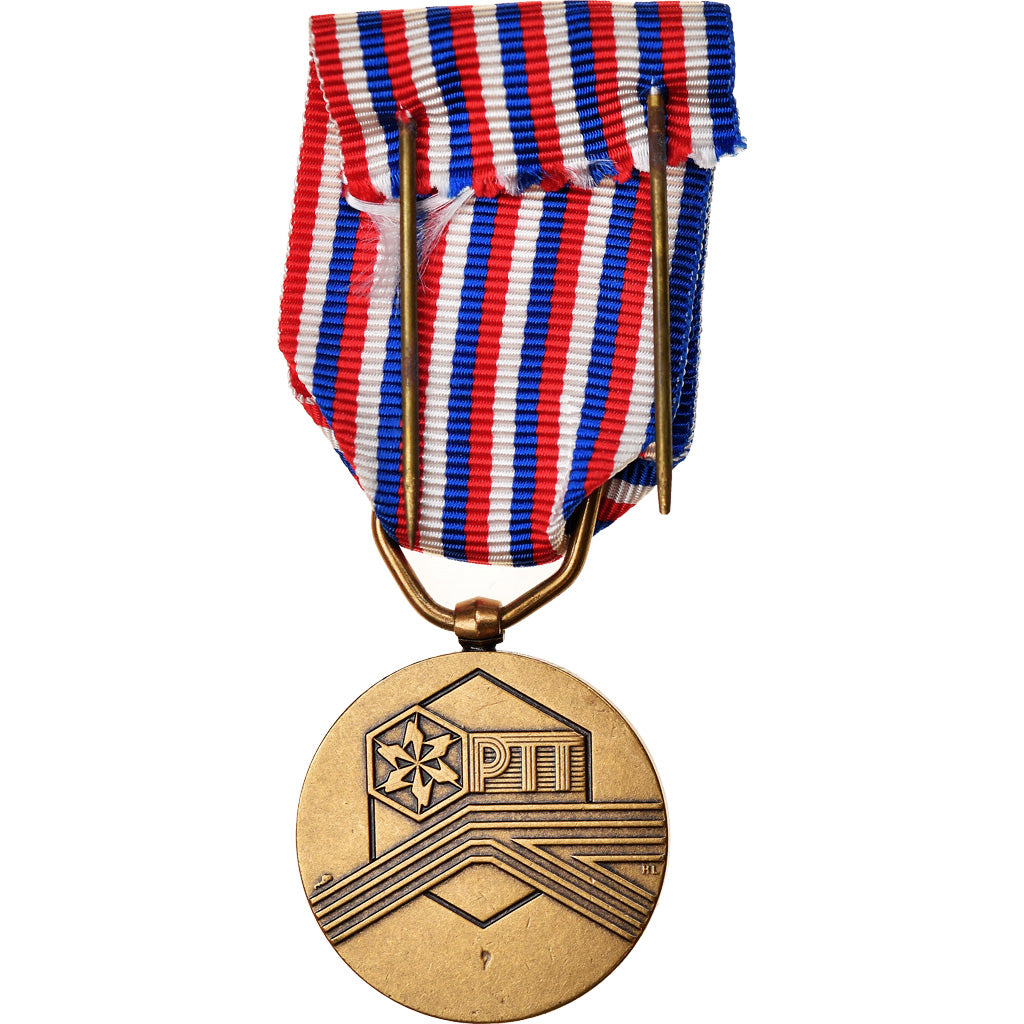Francja, P.T.T, République Française, Medal, Undated, Stan menniczy