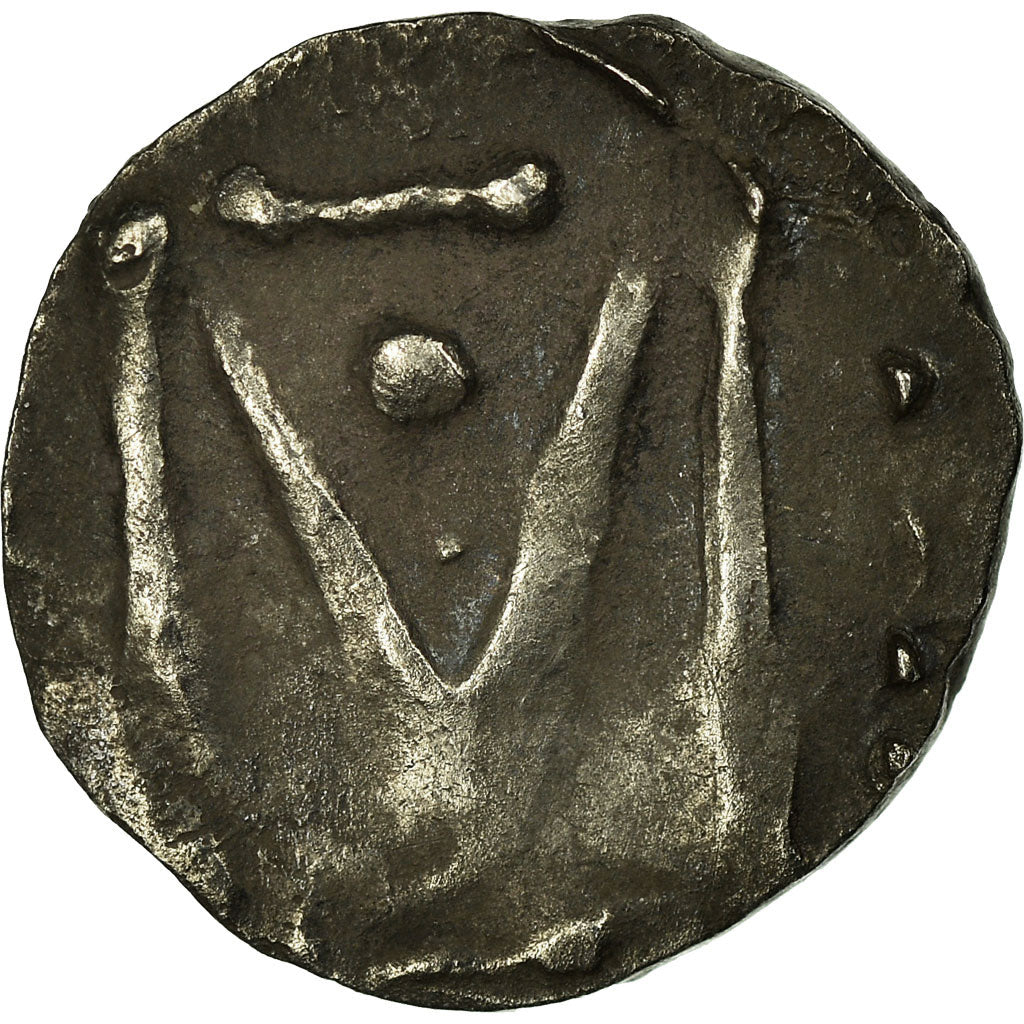 Coin, France, Denier au M, Marseille, VF(30-35), Silver