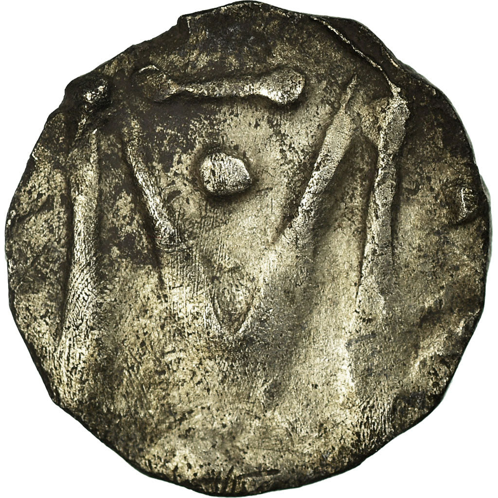 Coin, France, Denier au M, Marseille, VF(30-35), Silver