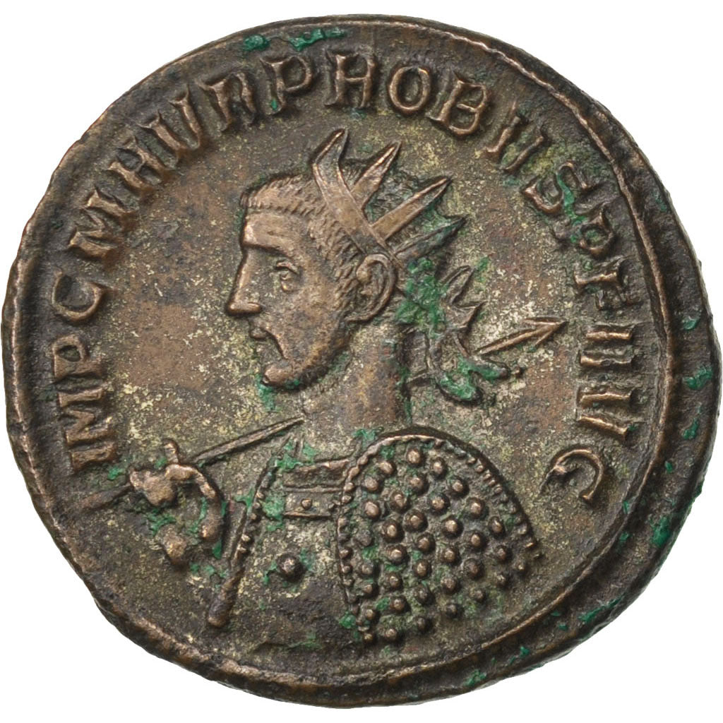 Probus, Antoninianus, Siscia, AU(50-53), Billon, RIC #774var, 3.69