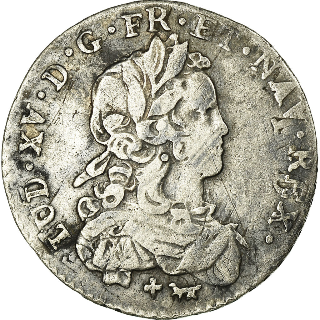 Coin, France, Louis XV, 1/12 Écu de France, 1/12 ECU, 10 Sols, 1721, Paris