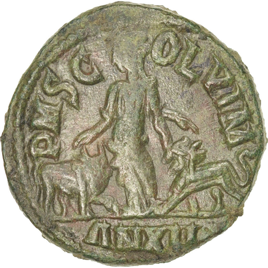 Monnaie, Hostilien, Bronze, Viminacium, TTB, Bronze, Moushmov:54