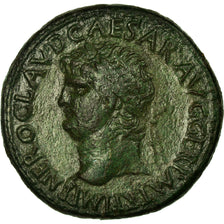 Moneta, Nero, Dupondius, Lyons, BB, Bronzo, RIC:410