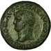 Moneta, Nero, Dupondius, Lyons, BB, Bronzo, RIC:410