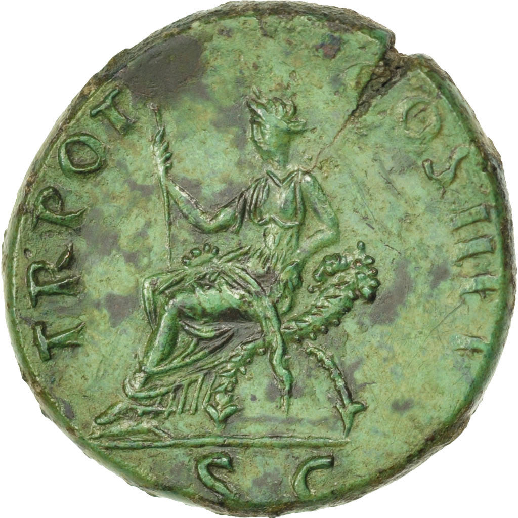 Trajan, Dupondius, Roma, AU(55-58), Bronze, RIC #398, 12.98