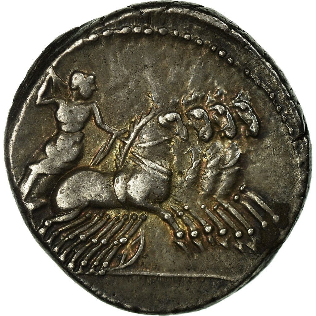 Moneta, Anonymous, Denarius, Roma, AU(50-53), Srebro, Babelon:226
