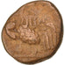 INDIA-FRENCH, Doudou, Tamil - Pudu/tche/ri, KM #52, VF(20-25), Bronze, 16, 4.02