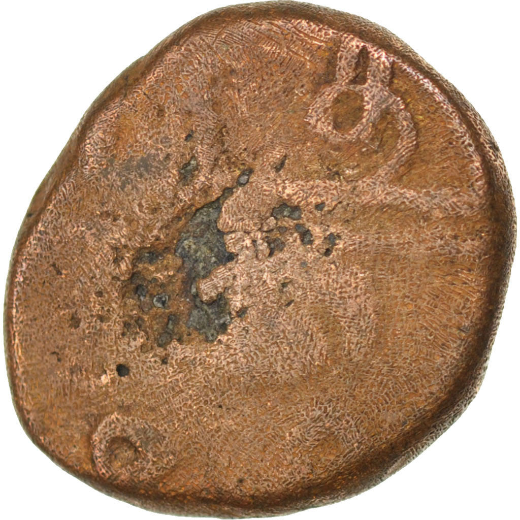 INDIA-FRENCH, Doudou, Tamil - Pudu/tche/ri, KM #52, VF(20-25), Bronze, 16, 4.02