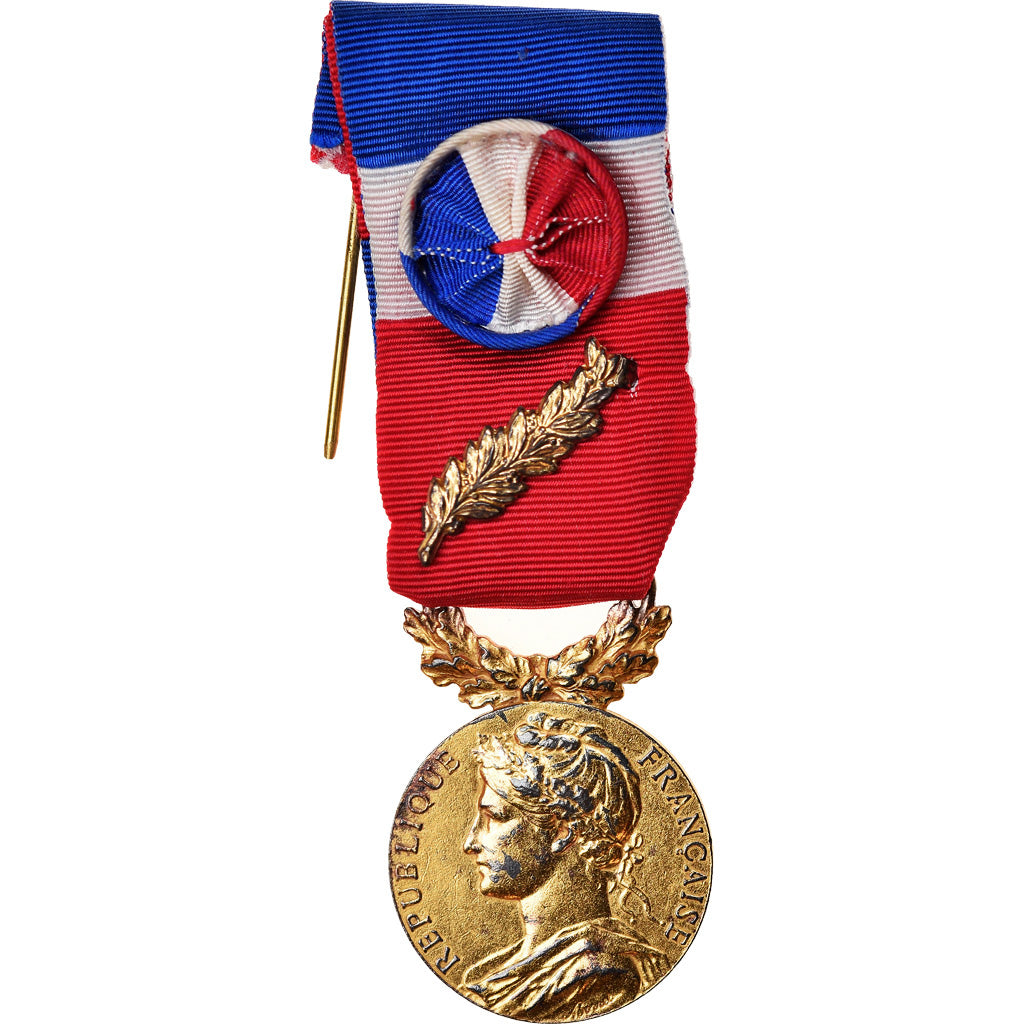 France, Médaille d'honneur du travail, Médaille, 1989, Très bon état