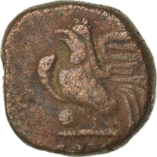INDIA - FRANCESE, Doudou, 1836, MB+, Bronzo, KM:52