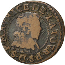 Moneta, TERYTORIA FRANCUSKIE, BOUILLON & SEDAN, 2 Tournois, 1632, VF(20-25)
