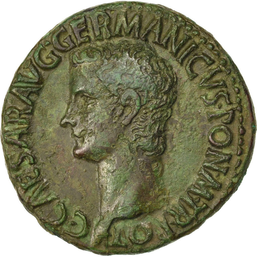 Caligula, As, Roma, AU(50-53), Bronze, RIC #38, 11.18